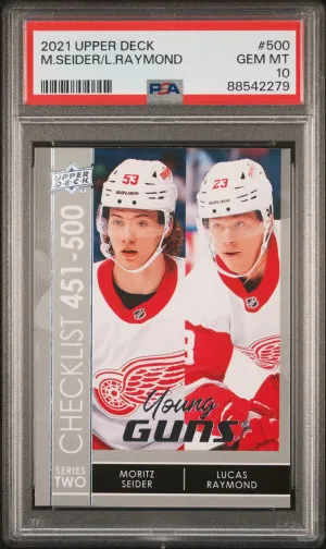2021-2022 Upper Deck M.seider/L.raymond front