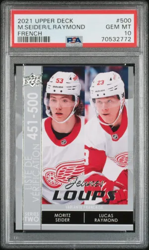 2021-2022 Upper Deck M.seider/L.raymond French front