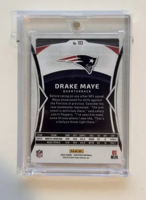 2024 Certified Drake Maye Gold /15 back