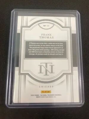 2024 National Treasures Frank Thomas 8/8 back
