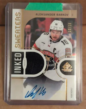 2024/25 SP Game Used Aleksander Barkov Inked Sweater /15 front
