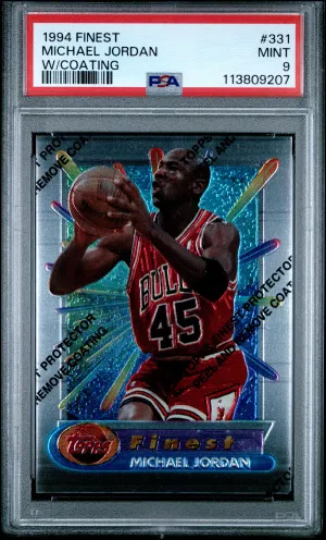 1994 Finest Michael Jordan W/Coating front