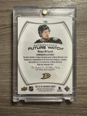 Mason Mctavish Future Watch Auto /999 back