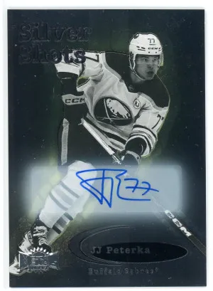 2024-25 Metal Universe #SS-3 JJ Peterka Silver Shots Autographs *see description* front