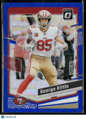 2023 Panini Donruss Optic Prizm George Kittle #172 117/199 front