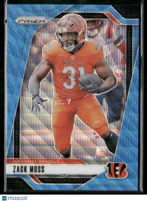 2024 Panini Prizm Football Zack Moss #56 Silver 124/230 front
