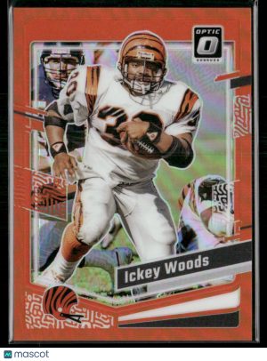 2023 Panini Donruss Optic Prizm Ickey Woods #40 245/249 front