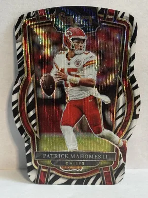 2022 Patrick Mahomes Zebra Die Cut front