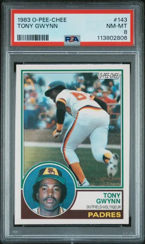 1983 O-Pee-Chee Tony Gwynn front