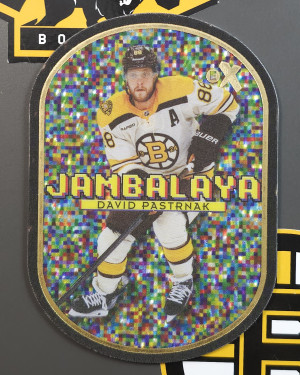 2023-24 Metal Universe Jambalaya SSP David Pastrnak front