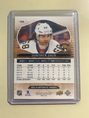 Jaromir Jagr 23-24 Artifacts /99 back