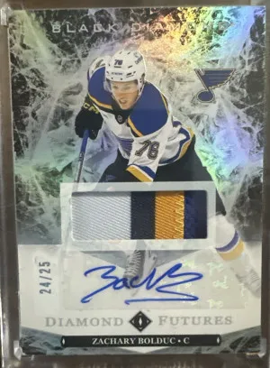 Zachary Bolduc 24/25 Diamond Futures Auto front