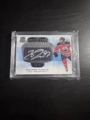 21-22 The Cup Connor Mcdavid Scripted Swatches 19/35 front
