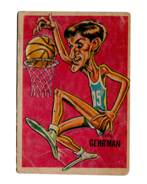 1967 Crack Figuritas Sport # 160 Ernesto Ghermann Basquetball (Argentina) front