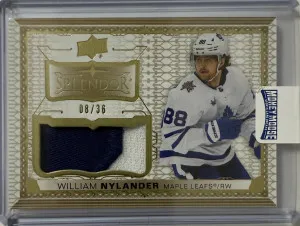 2023-24 The Cup William Nylander Splendor Patch #08/36 front