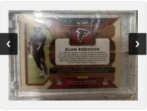 2023 Panini Gold Standard Bijan Robinson RPA /149 #244 back