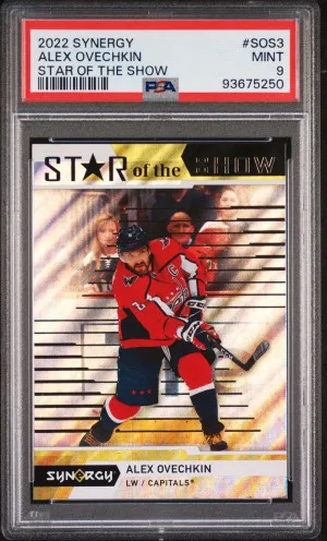 2022-23 Upper Deck Synergy Star Of The Show #SOS-3 Alex Ovechkin (POP 1) front