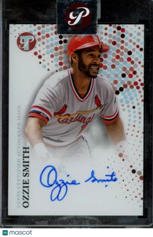 Ozzie Smith 2022 Topps Pristine #PA-OS Autograph front
