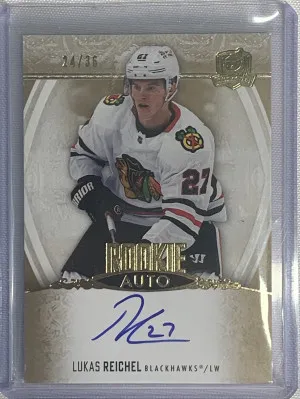 Lukas Reichel The Cup Rookie Auto /36 front