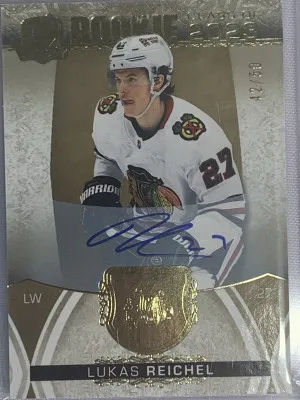 Lukas Reichel The Cup Rookie Auto /50 front