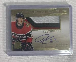Lukas Reichel The Cup Expanded Materials Rookie Patch Auto /49 front