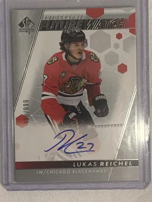 Lukas Reichel Future Watch Auto /999 front