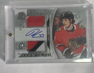 Lukas Reichel The Cup Rookie Gear Rookie Patch Auto /24 front