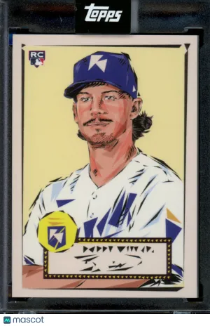 Bobby Witt Jr. 2022 Topps X Naturel 1952 - Encased Art #A-12 (RC) front