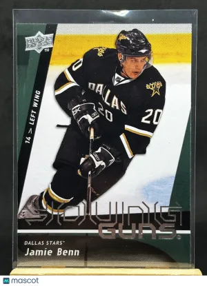 Jamie Benn 2009-10 Upper Deck Series 1 Young Guns Rookie #212 front
