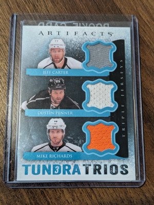 Tundra trios LA Kings - Richards Carter penner - triple jersey front