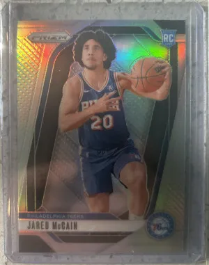 2024 Panini Prizm Jared McCain Silver Prizm front