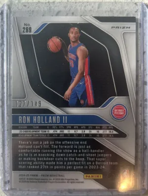 2024 Panini Prizm Ron Holland Prizm /149 back