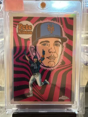 2023 Topps Chrome Ultraviolet All Stars Pete Alonso front