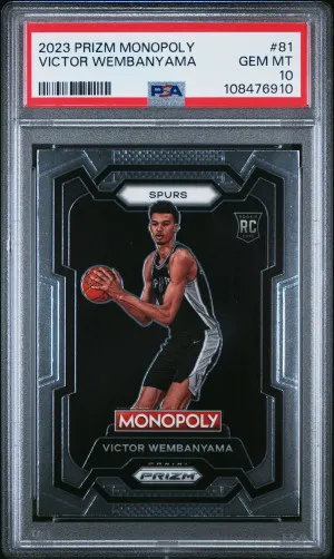 2023 Panini Prizm Monopoly Victor Wembanyama front