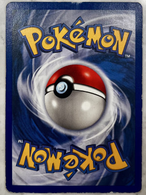 1999 Pokémon Base Set- Ninetails Holo back
