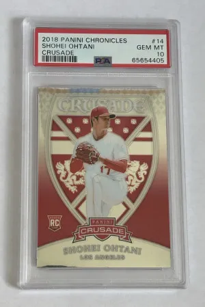 2018 Panini Chronicles Crusade Shohei Ohtani Crusade front