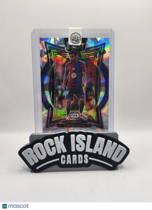 Lamine Yamal 2023 Panini Prizm #TIR-LY Cracked Ice front