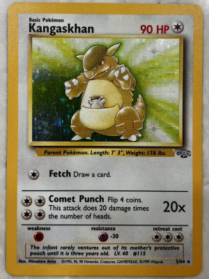 1999 Pokémon Base Set- Kangaskhan Holo front