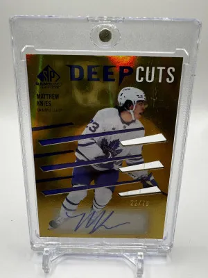 Matthew Knies - 2023/24 SP Game Used - Deep Cuts #25/75 front