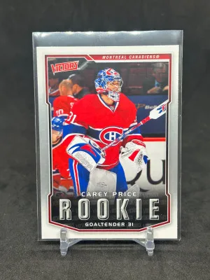 Carey Price 2007-08 Upper Deck Victory Rookie RC #303 Canadiens front