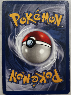 1999 Pokémon Base Set- Vaporeon Holo back