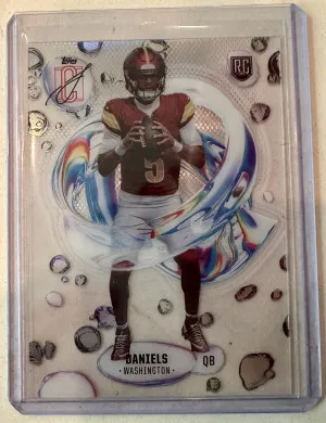 2024 Topps Signature Series Jayden Daniels Fluidity SSP #F-2 front