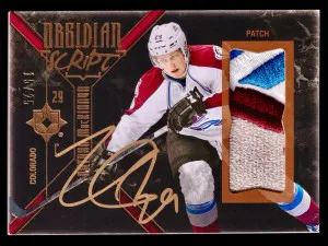 2014-14 Ultimate Obsidian Script Nathan Mackinnon /25 front