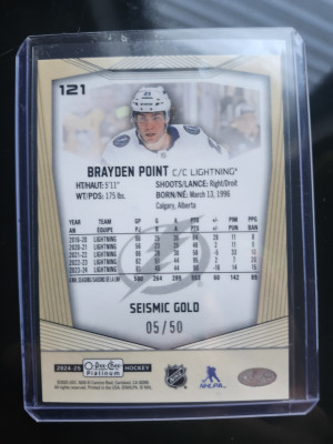 24-25 OPC Platinum, SEISMIC GOLD, 05/50 back