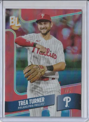 2024 Topps Big League Baseball Trea Turner 4/5 front