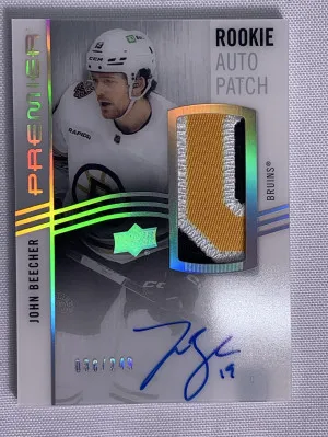 John Beecher Premier Rookie Patch Auto /249 front