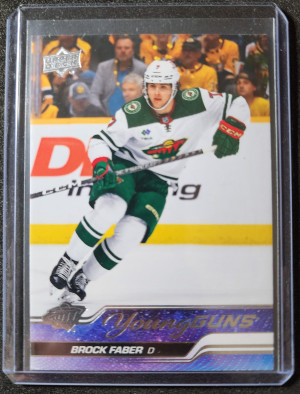 Brock Faber Young Guns front