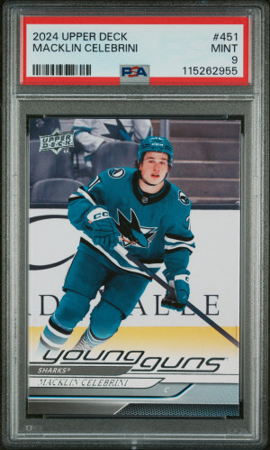 2024 Upper Deck Macklin Celebrini front