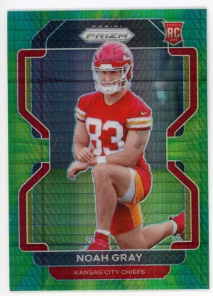 2021 Panini Prizm #418 Noah Gray Rookie Prizms Hyper /175 front