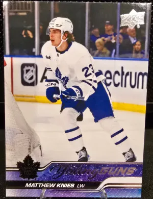 2023-24 Upper Deck Series 1 #222 Matthew Knies Young Guns front